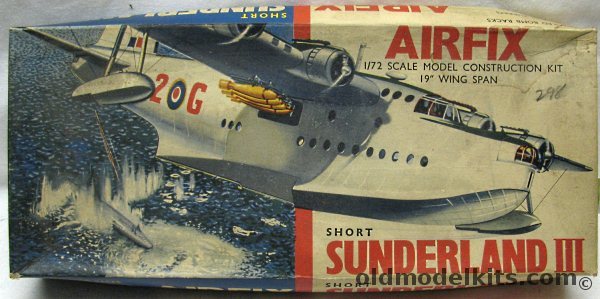 Airfix 1/72 Short Sunderland III - Type 2 Box Issue, 681 plastic model kit